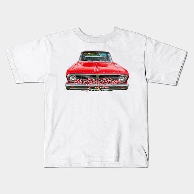 1965 Ford Falcon Ranchero Pickup Kids T-Shirt by Gestalt Imagery